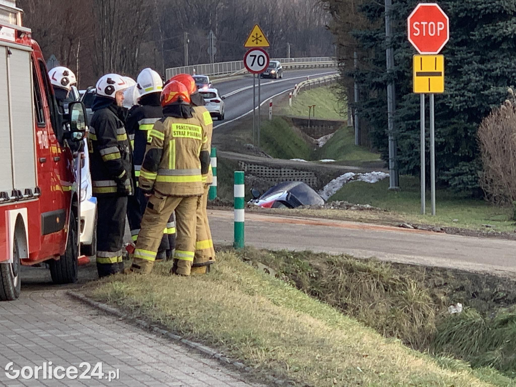 Kolizja w Klęczanach (19.12.)