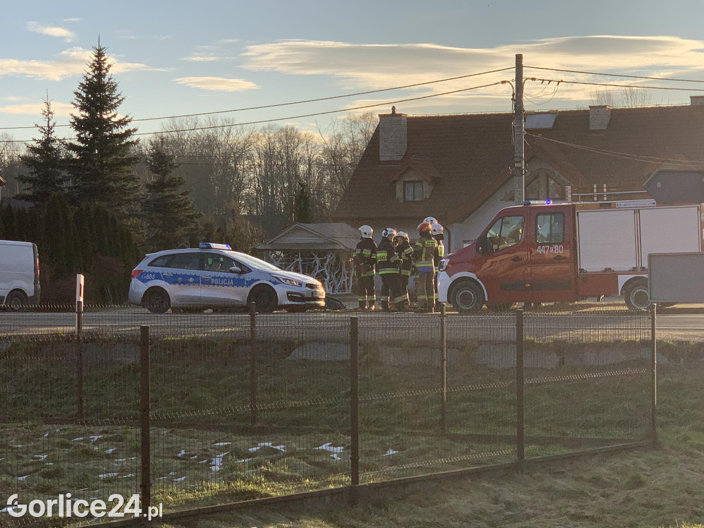 Kolizja w Klęczanach (19.12.)