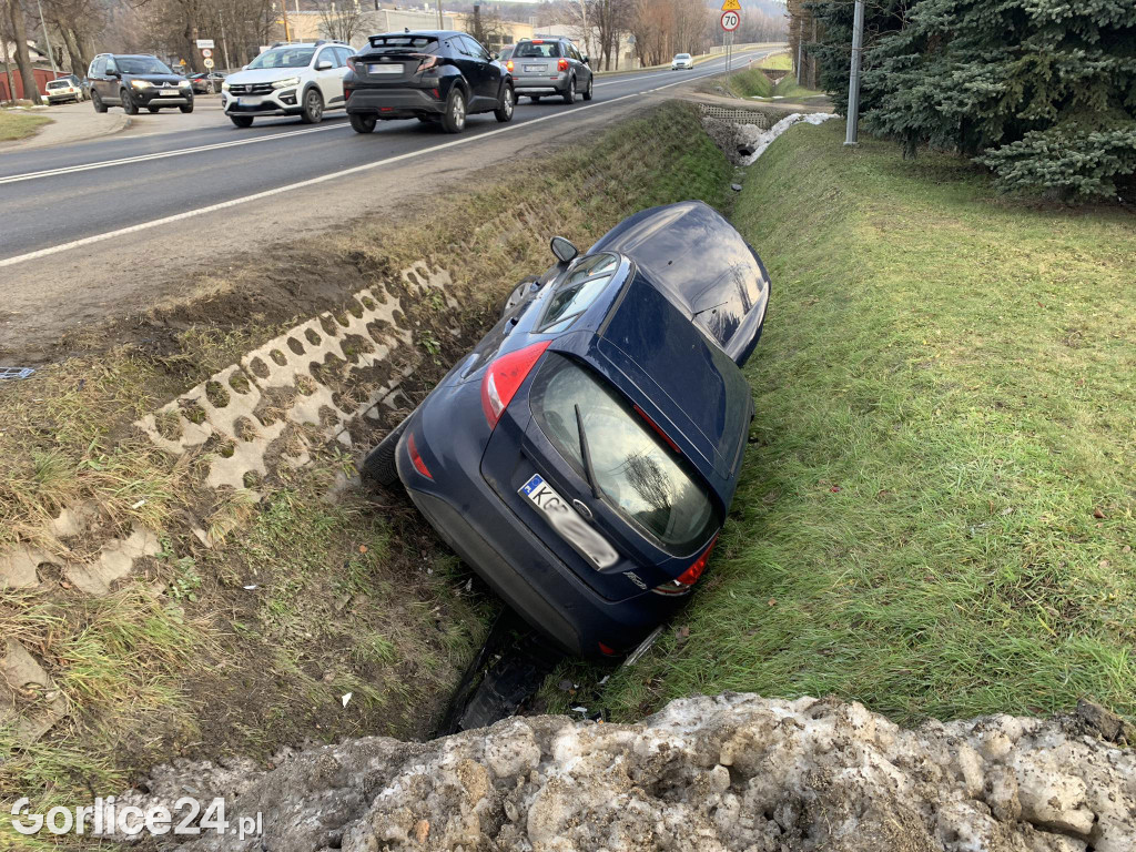 Kolizja w Klęczanach (19.12.)