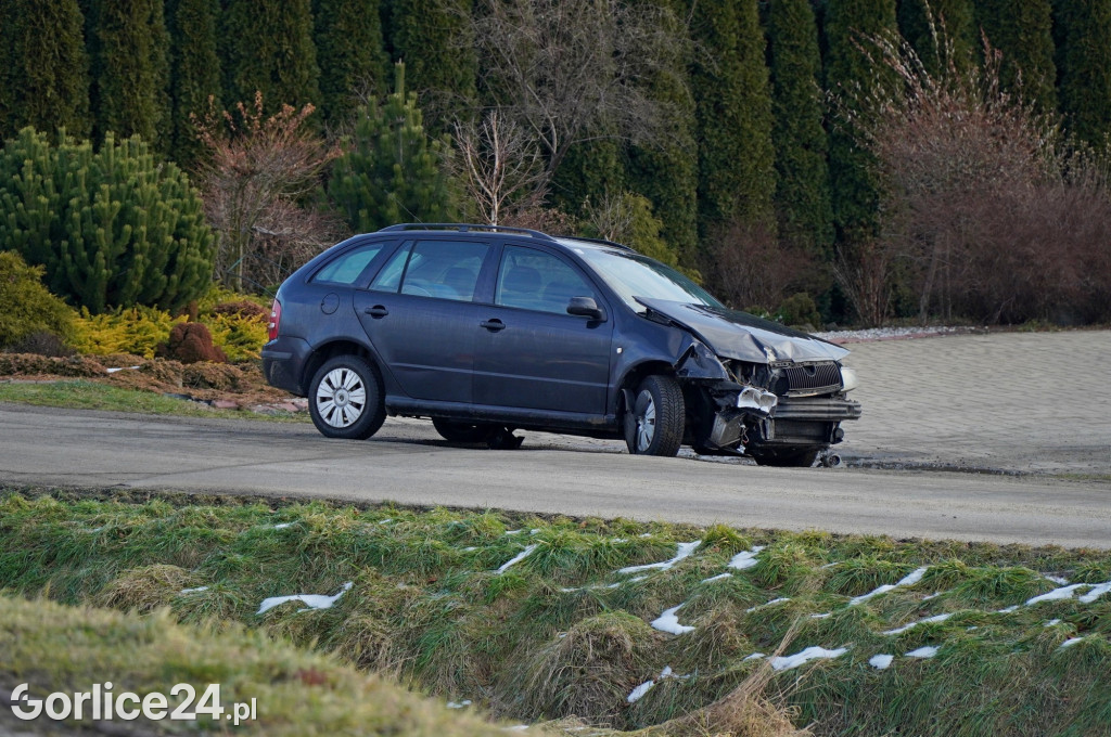 Kolizja w Klęczanach (19.12.)