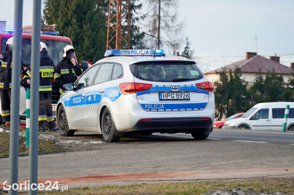 Kolizja w Klęczanach (19.12.)