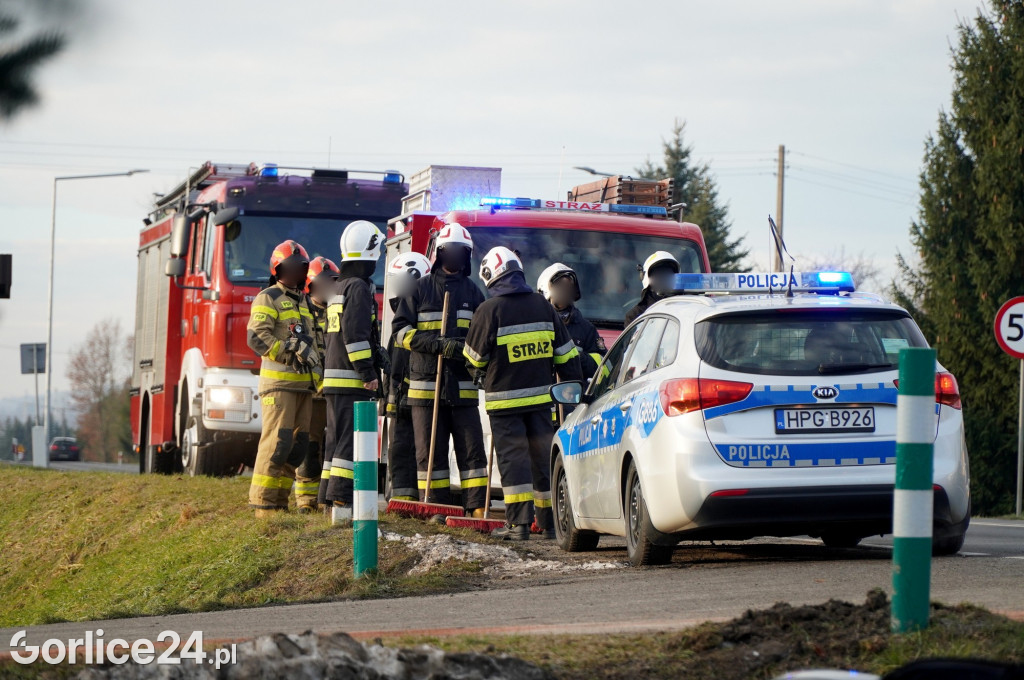 Kolizja w Klęczanach (19.12.)