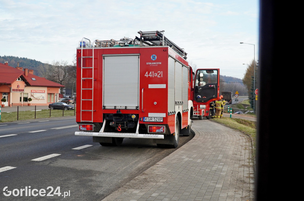 Kolizja w Klęczanach (19.12.)