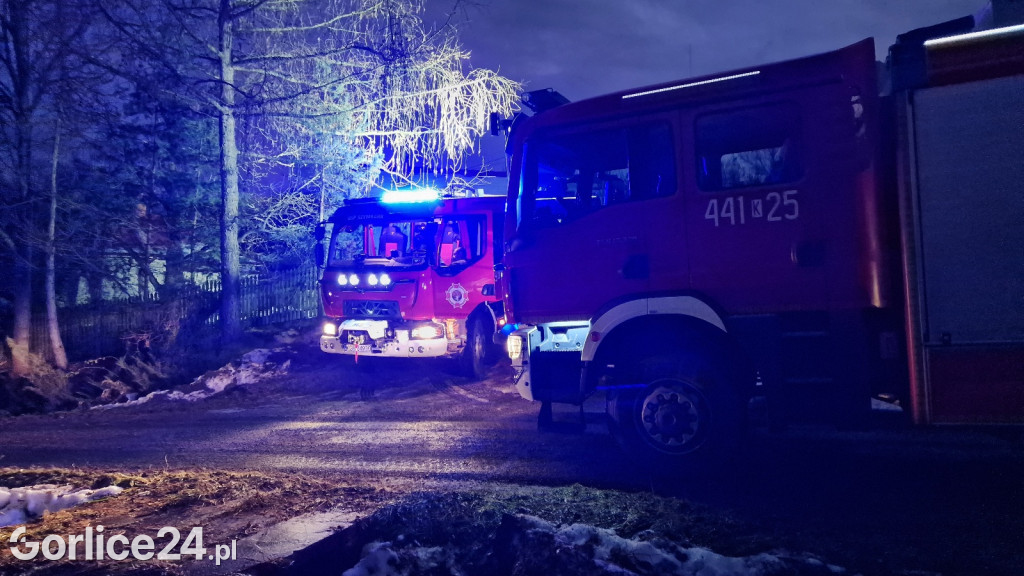 Pożar w Szymbarku (20.12.2023)
