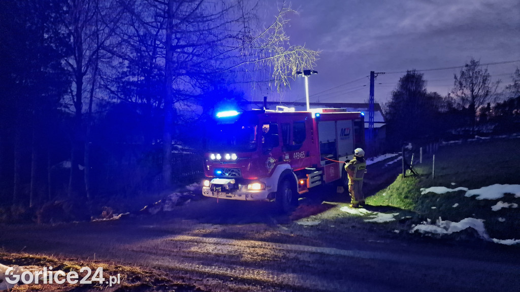 Pożar w Szymbarku (20.12.2023)