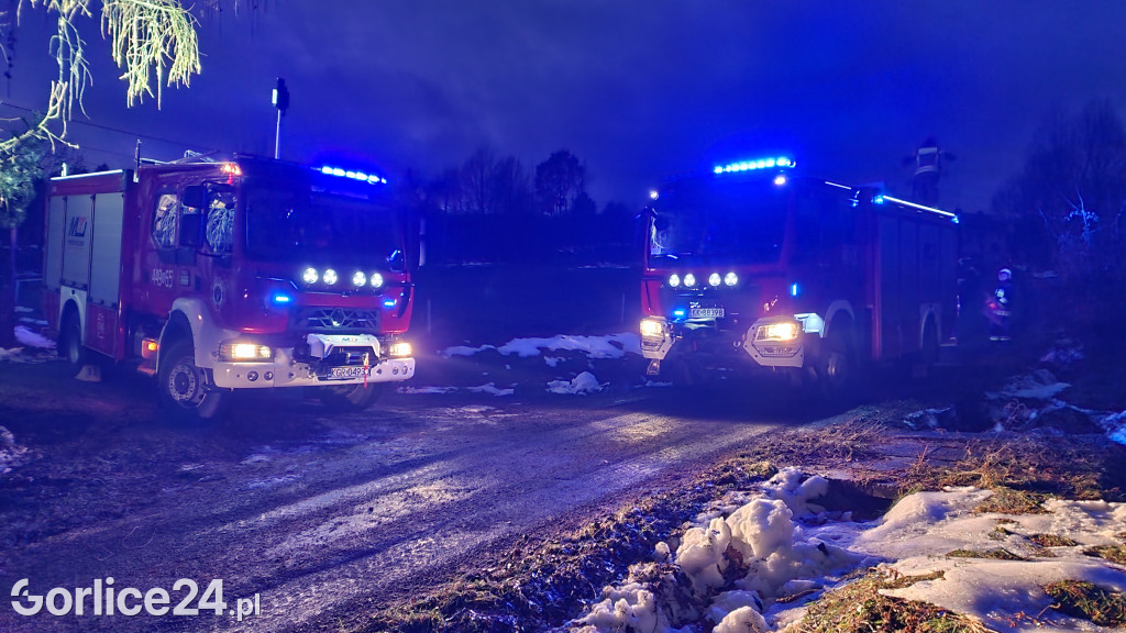 Pożar w Szymbarku (20.12.2023)