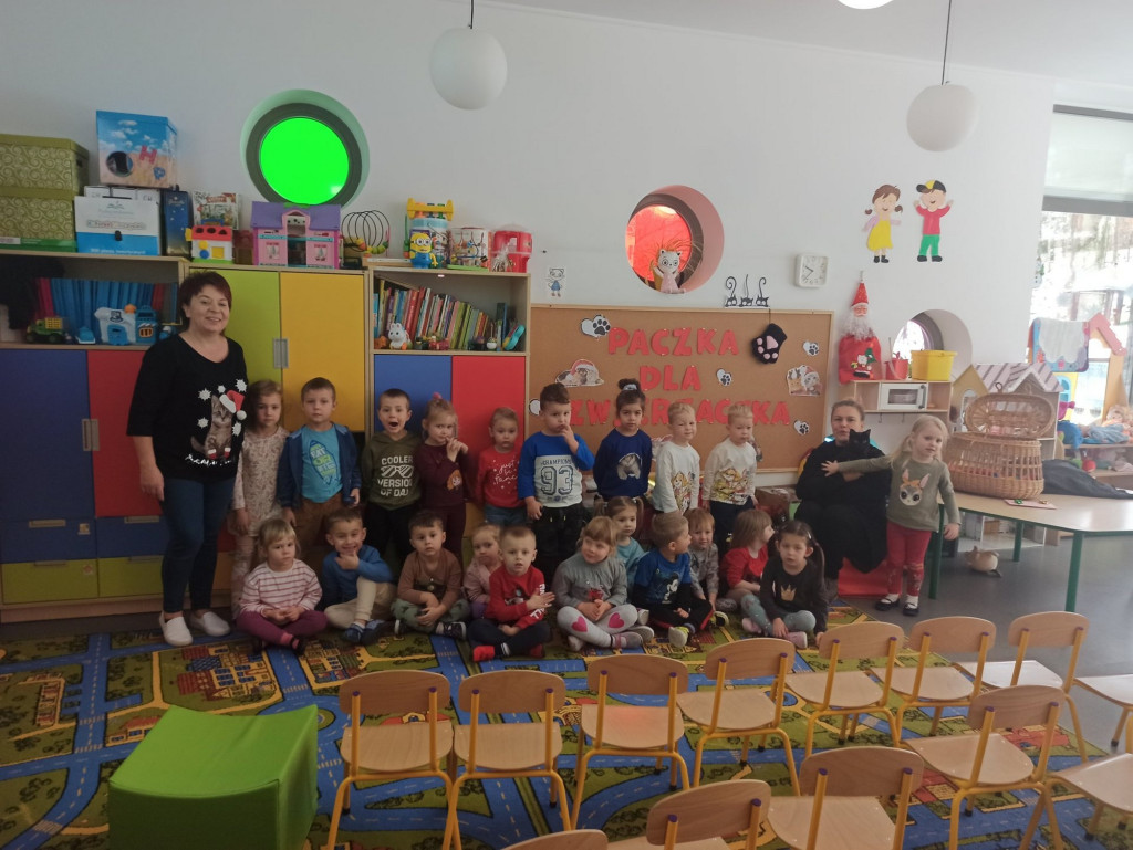 Paczka dla zwierzaka od przedszkolaków z Libuszy