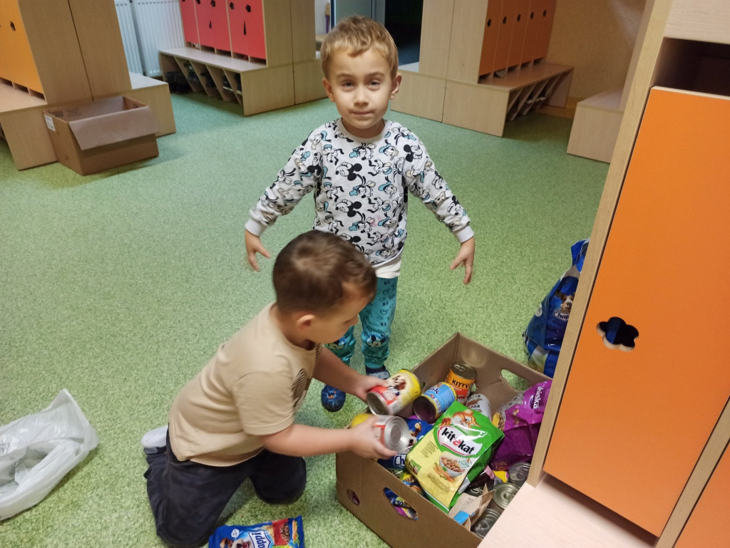 Paczka dla zwierzaka od przedszkolaków z Libuszy