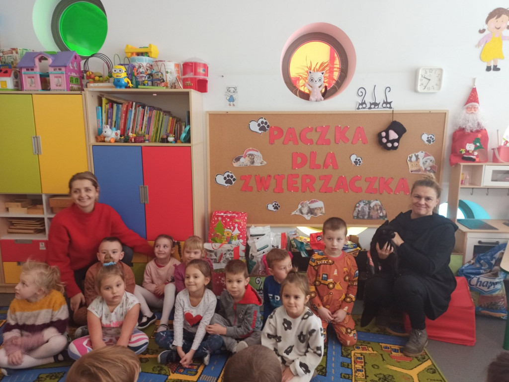 Paczka dla zwierzaka od przedszkolaków z Libuszy