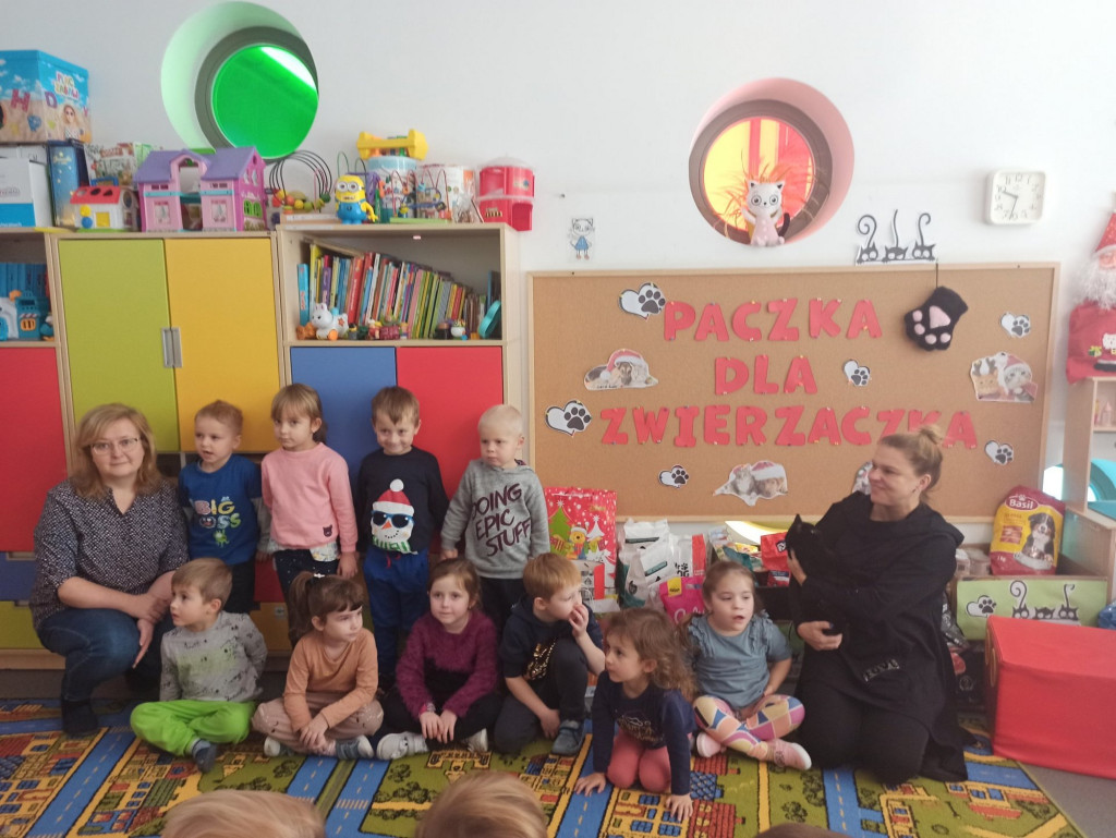 Paczka dla zwierzaka od przedszkolaków z Libuszy