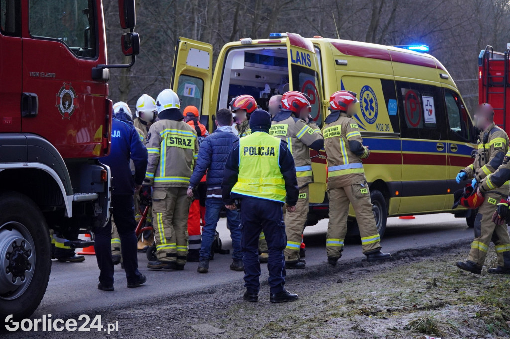 Wypadek Bielanka (28.12.)