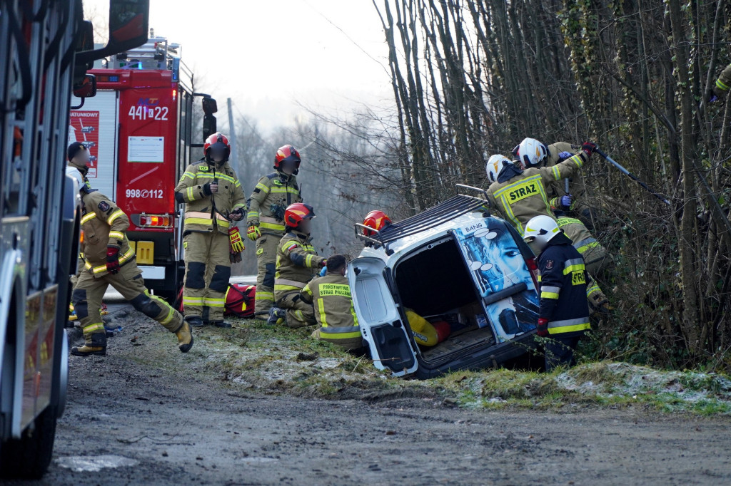 Wypadek Bielanka (28.12.)