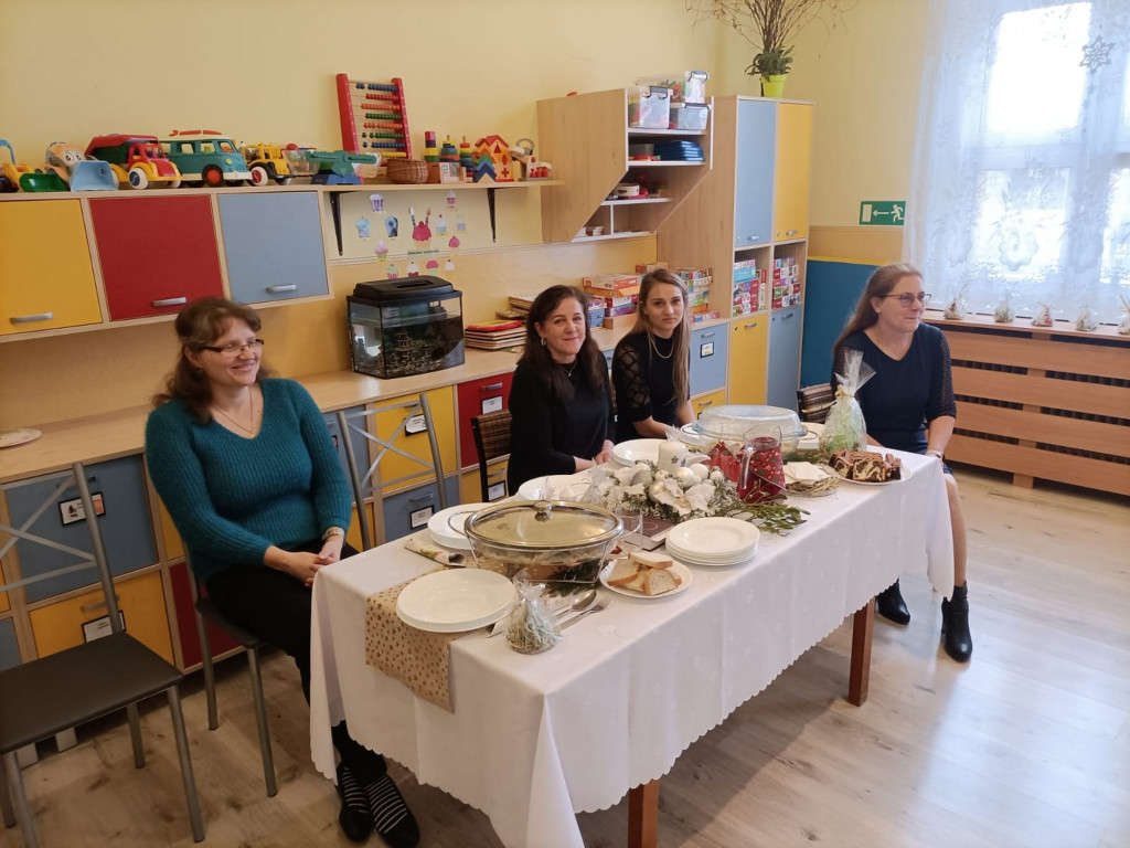 Wigilia przedszkolaków w Wilczyskach (21.12)