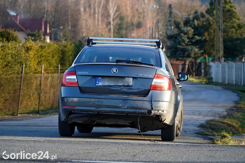 Kolizja w Ropicy Polskiej (28.12.)
