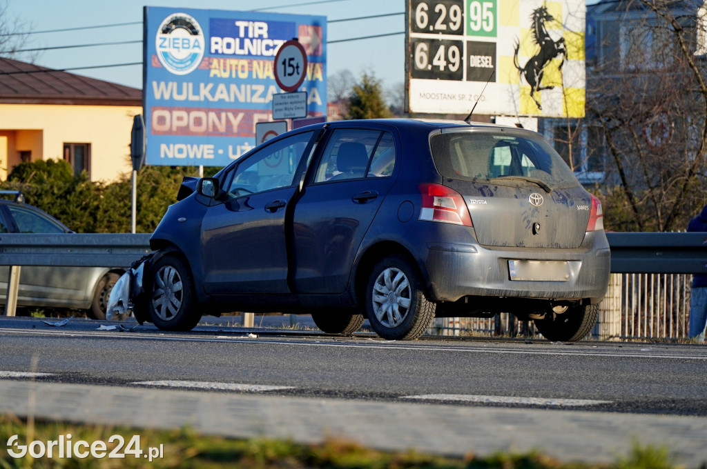 Kolizja w Ropicy Polskiej (28.12.)