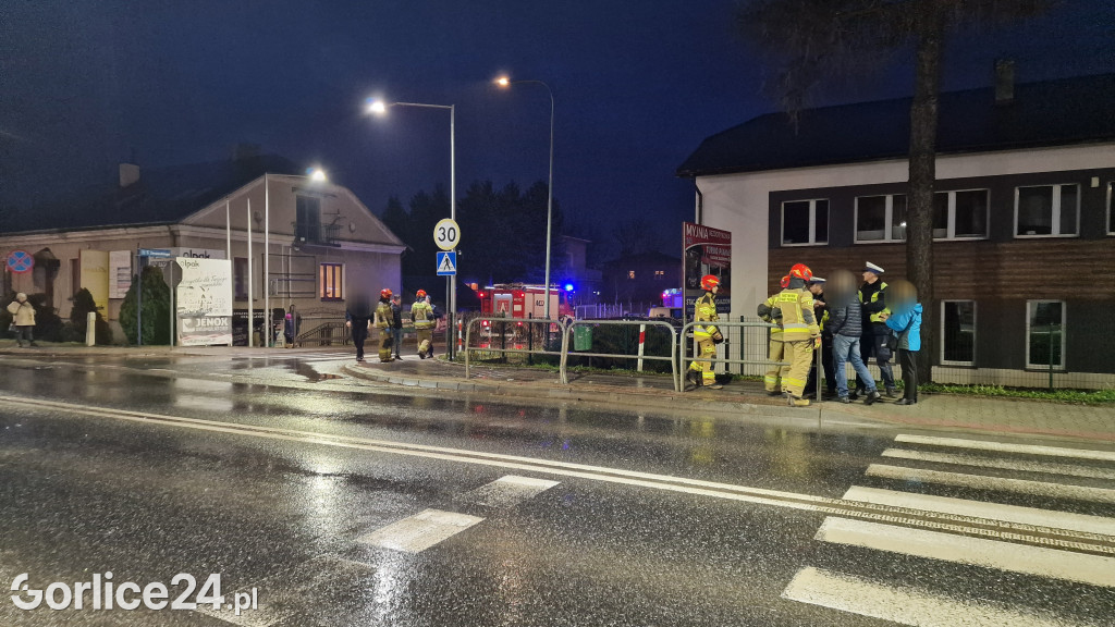 Kolizja na ulicy Kościuszki w Gorlicach (06.01.)