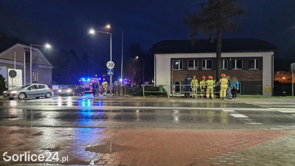 Kolizja na ulicy Kościuszki w Gorlicach (06.01.)
