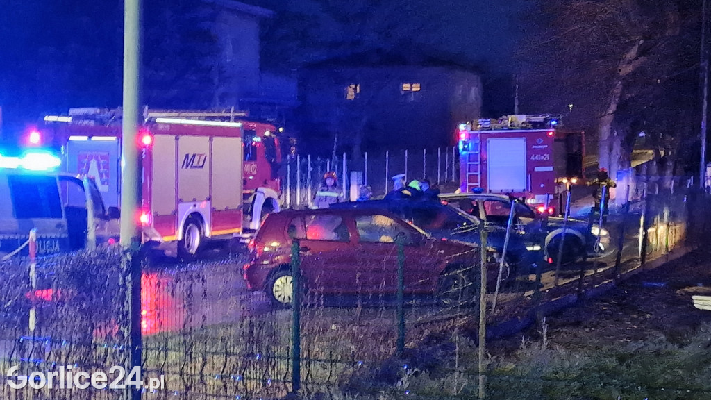 Kolizja na ulicy Kościuszki w Gorlicach (06.01.)