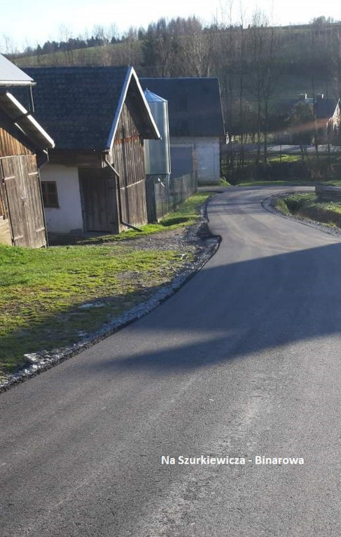 Odcinki bieckich dróg po remontach (12.01)