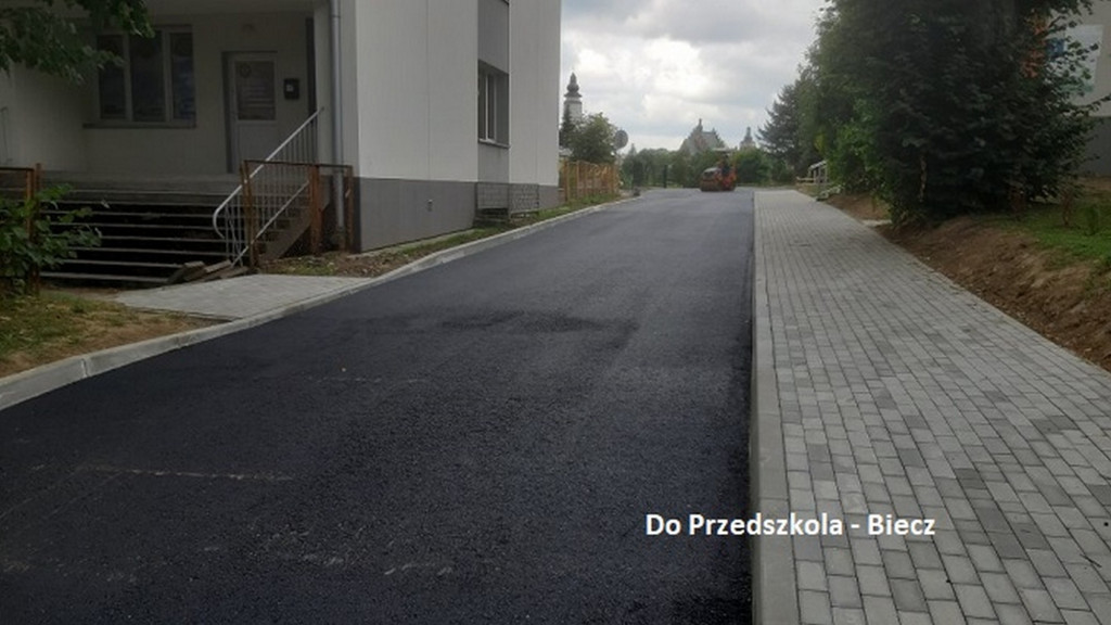 Odcinki bieckich dróg po remontach (12.01)