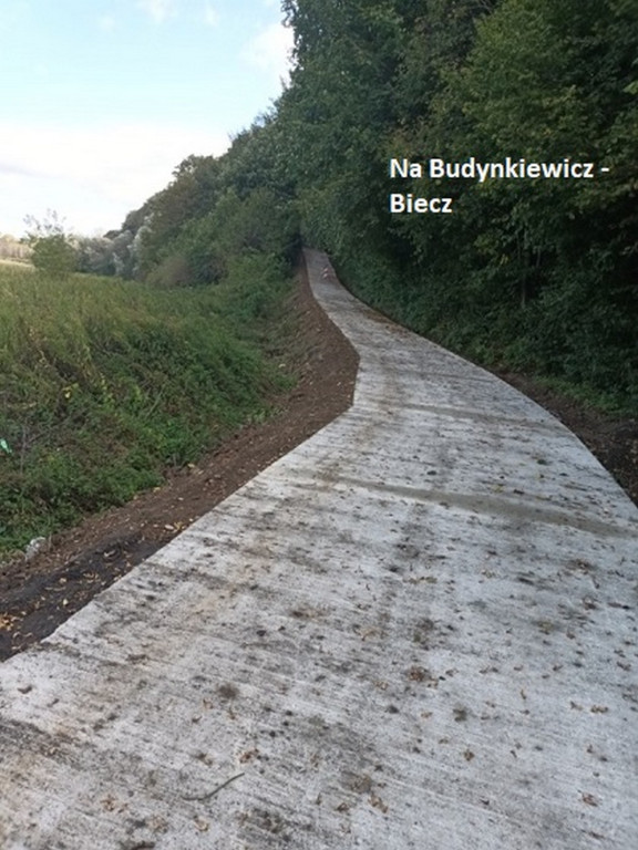 Odcinki bieckich dróg po remontach (12.01)