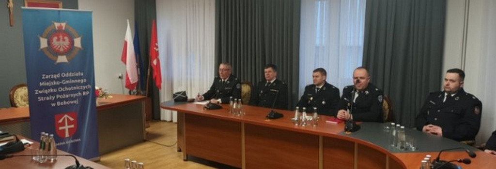 Posiedzenie związku OSP RP w Bobowej (12.01)