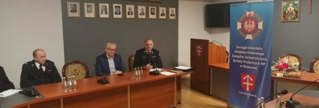 Posiedzenie związku OSP RP w Bobowej (12.01)