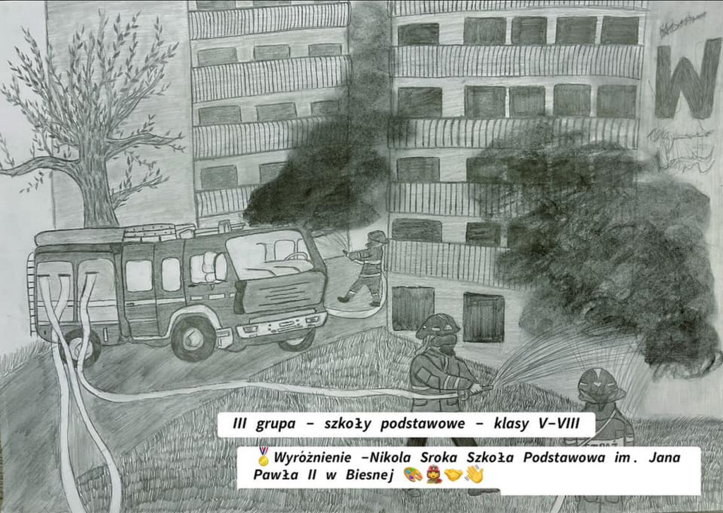 Konkurs plastyczny z Serc Najmłodszych dla Strażaków (16.01)