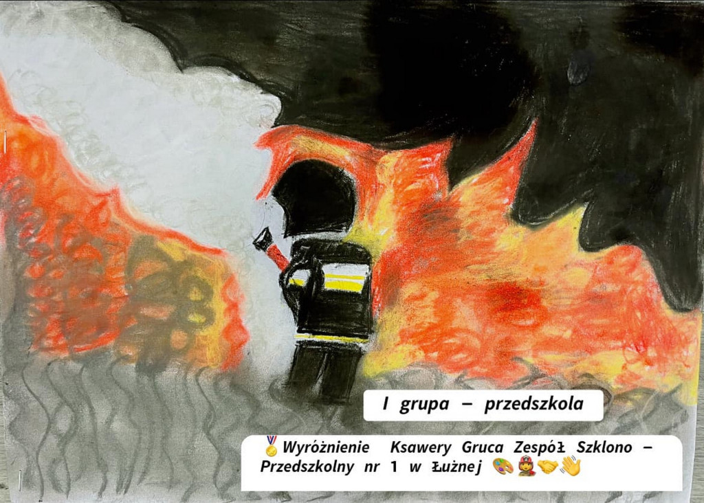 Konkurs plastyczny z Serc Najmłodszych dla Strażaków (16.01)
