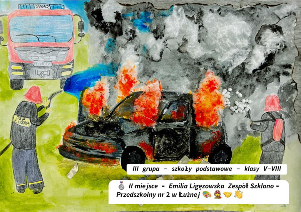 Konkurs plastyczny z Serc Najmłodszych dla Strażaków (16.01)