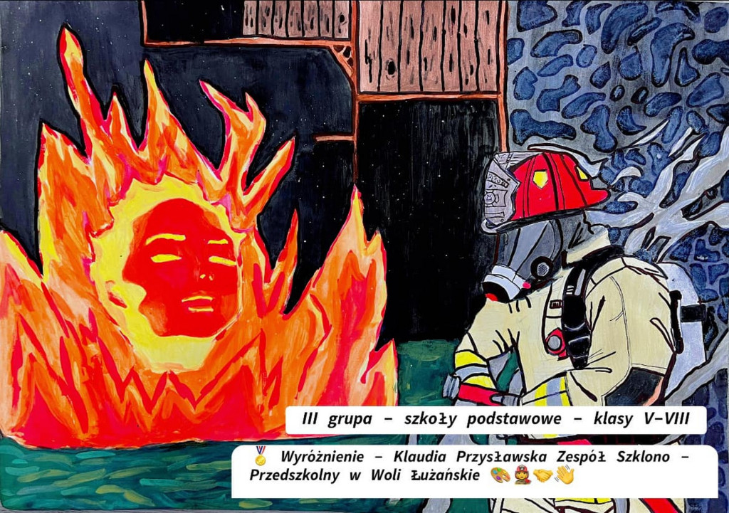 Konkurs plastyczny z Serc Najmłodszych dla Strażaków (16.01)
