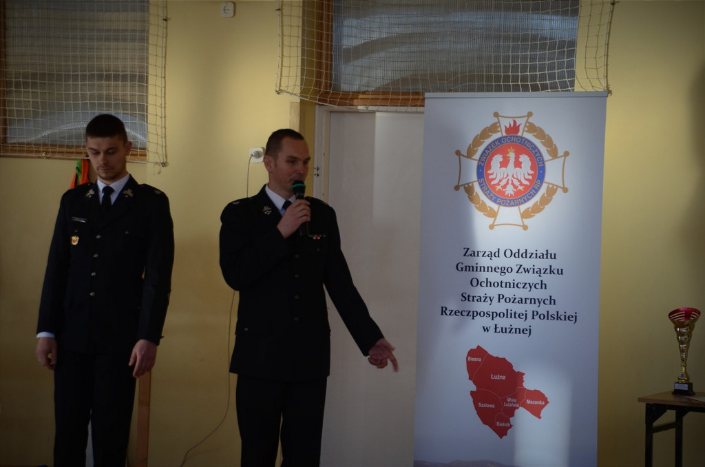 Gminne Halowe Młodzieżowe Zawody Sportowo-Pożarnicze w Łużnej (20.01)