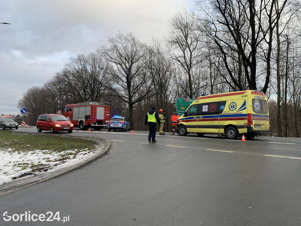 Kolizja z udziałem karetki pogotowia (24.01.)