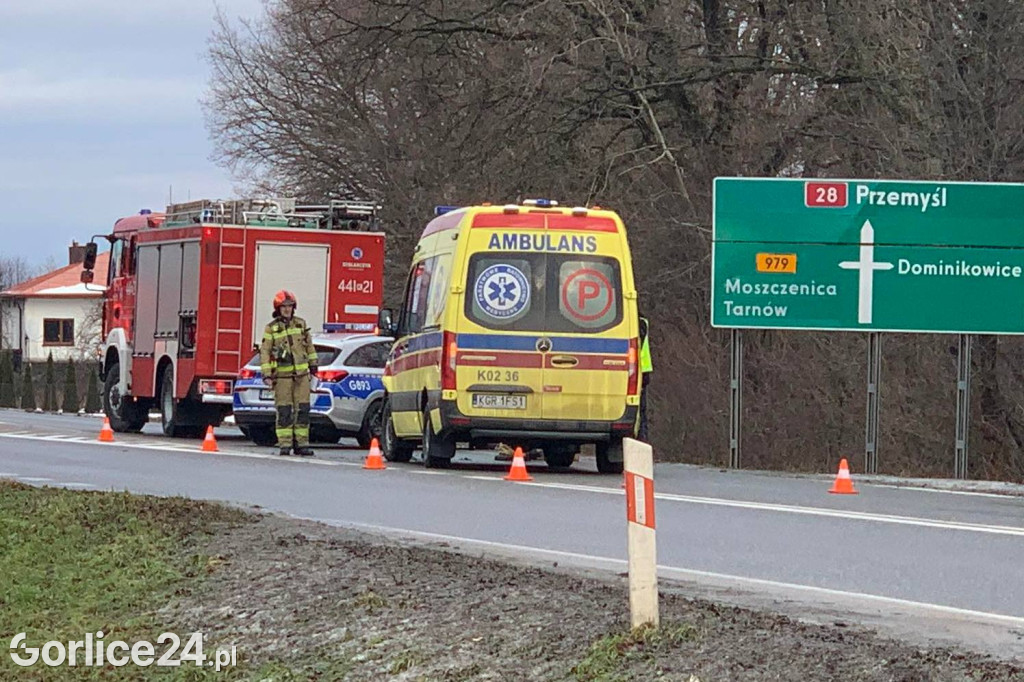 Kolizja z udziałem karetki pogotowia (24.01.)