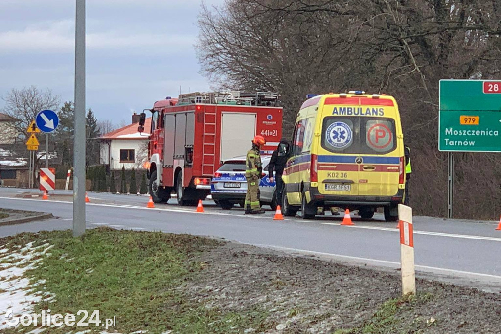 Kolizja z udziałem karetki pogotowia (24.01.)