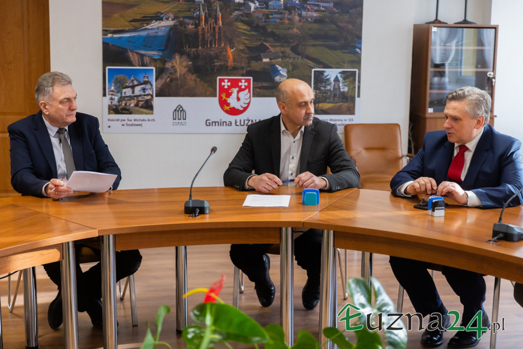 Gospodarka wodno-kanalizacyjna. Współpraca gminy Łużna z gminą Grybów (31.01)