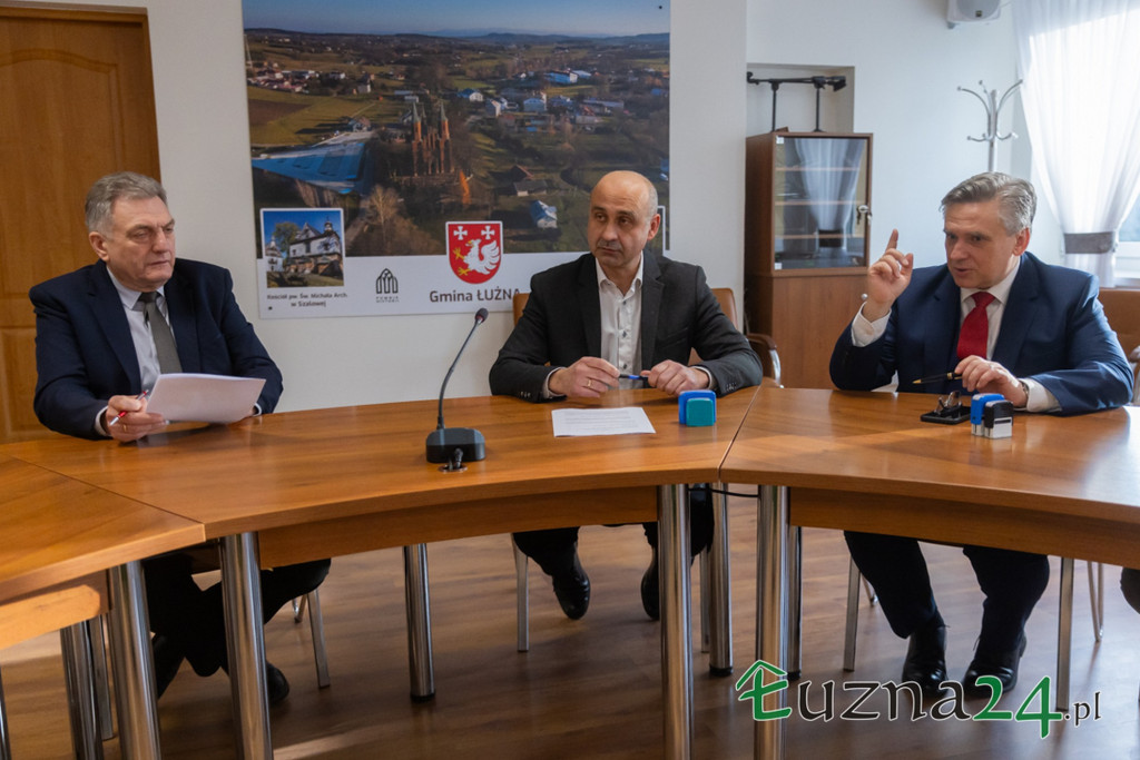Gospodarka wodno-kanalizacyjna. Współpraca gminy Łużna z gminą Grybów (31.01)