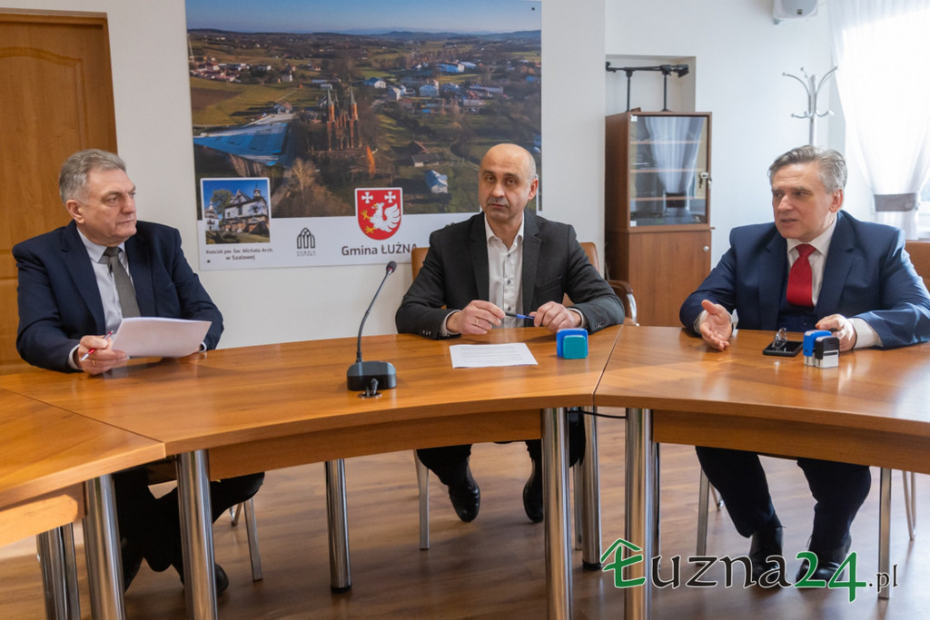 Gospodarka wodno-kanalizacyjna. Współpraca gminy Łużna z gminą Grybów (31.01)