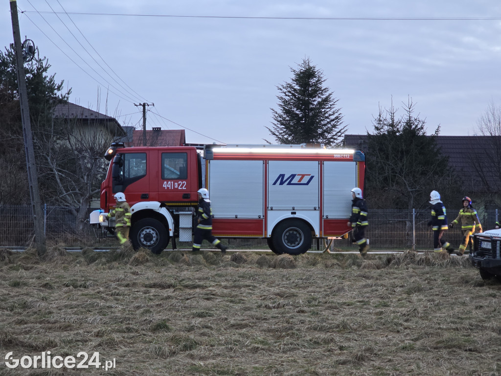 Pożar w Ropicy Polskiej (02.02.)