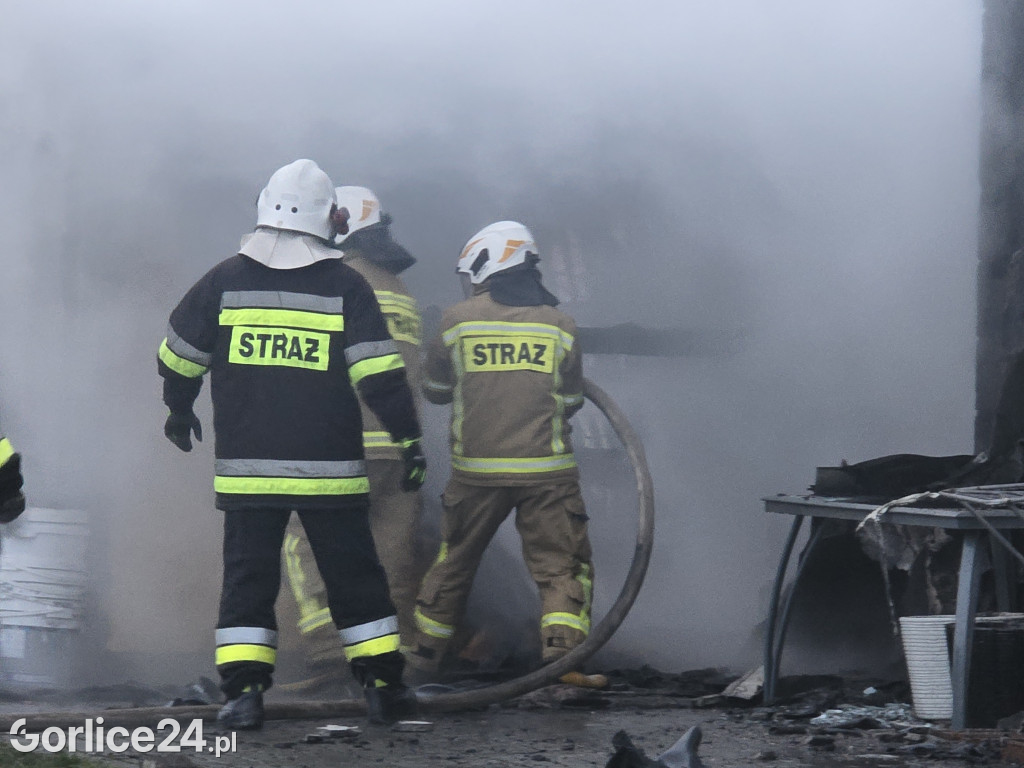Pożar w Ropicy Polskiej (02.02.)