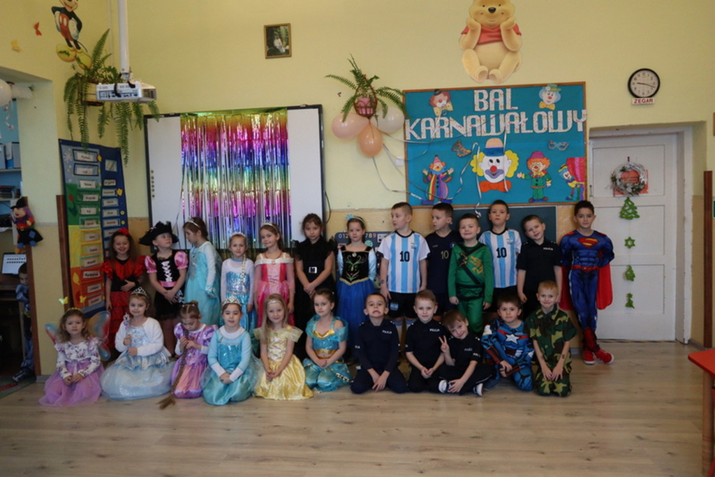 Bal Karnawałowy w Przedszkolu w Wilczyskach (29.01)