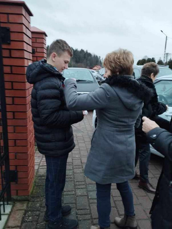Uczniowie SP Stróżna Wolontariuszami 32 Finału WOŚP