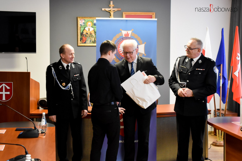 Laureaci gminnego etapu Ogólnopolskiego Strażackiego Konkursu Plastycznego