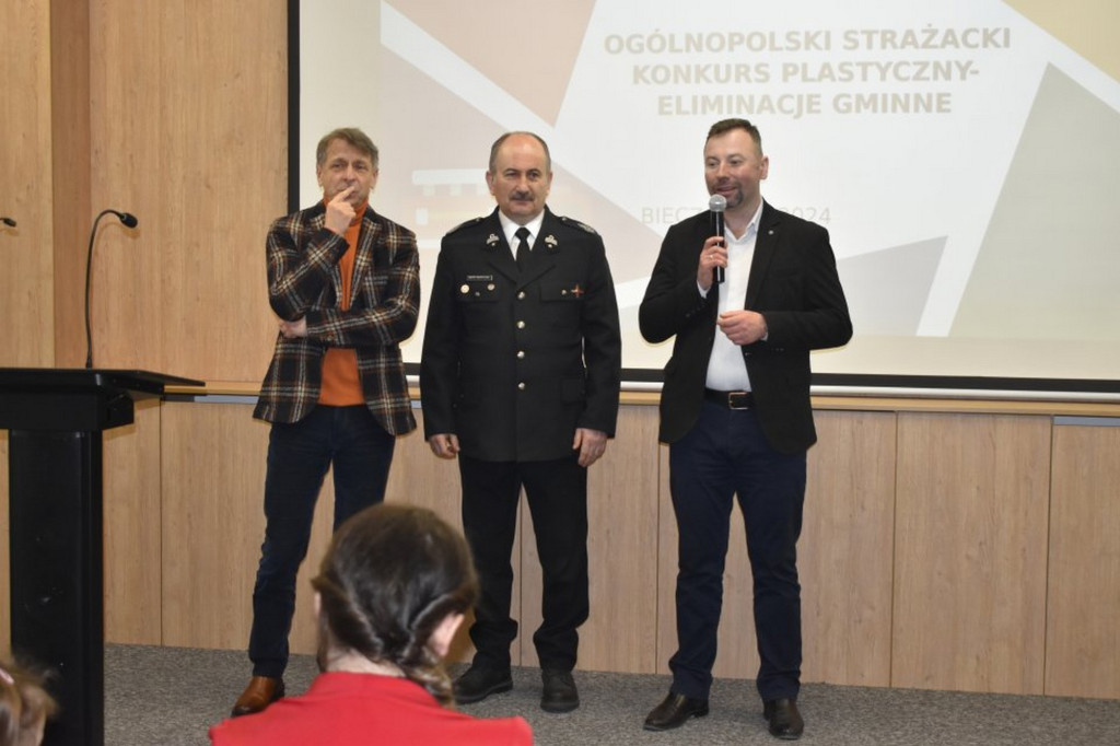 Eliminacje Gminne Ogólnopolskiego Strażackiego Konkursu Plastycznego (9.02)