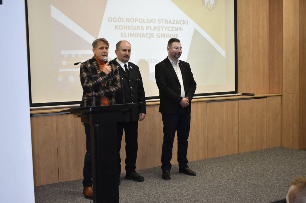 Eliminacje Gminne Ogólnopolskiego Strażackiego Konkursu Plastycznego (9.02)