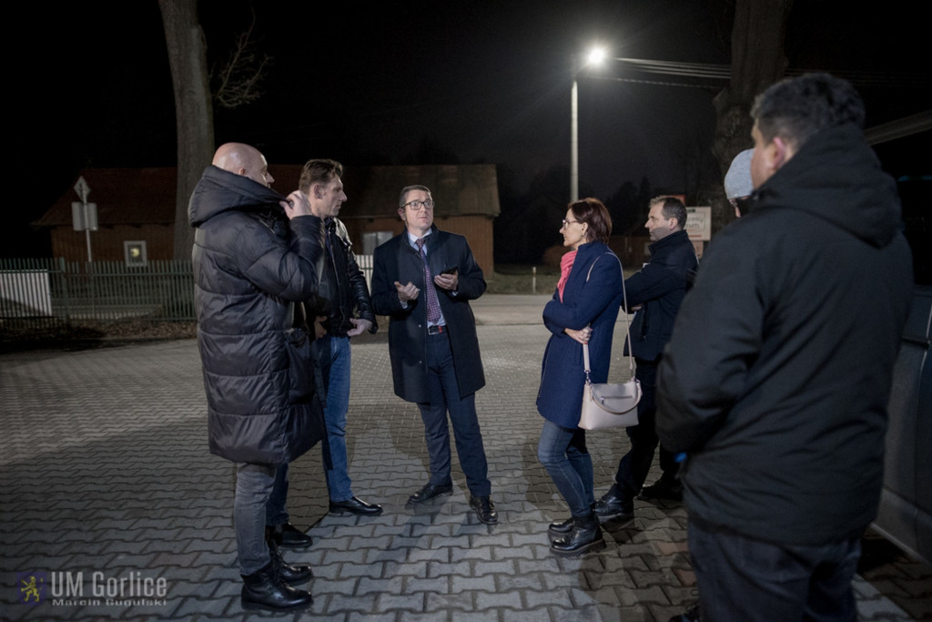 Nowe ledowe oświetlenie w Gorlicach (12.02)