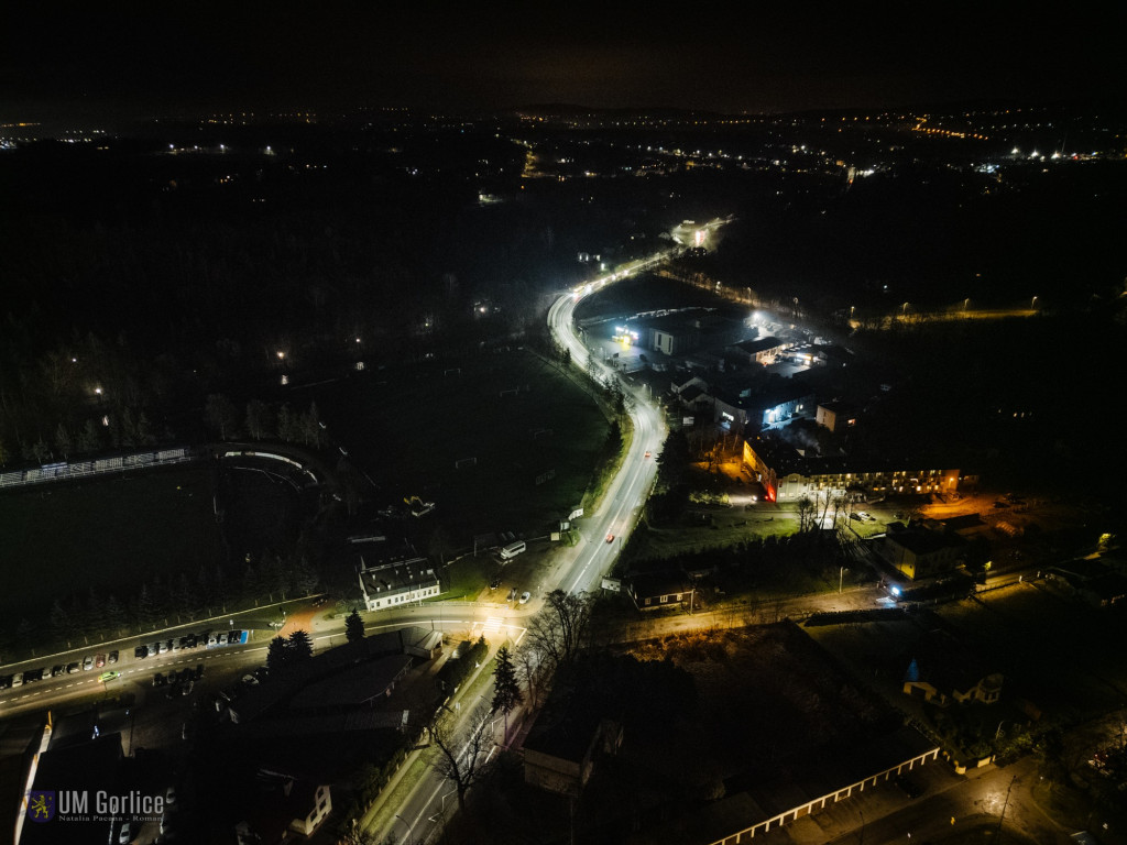 Nowe ledowe oświetlenie w Gorlicach (12.02)