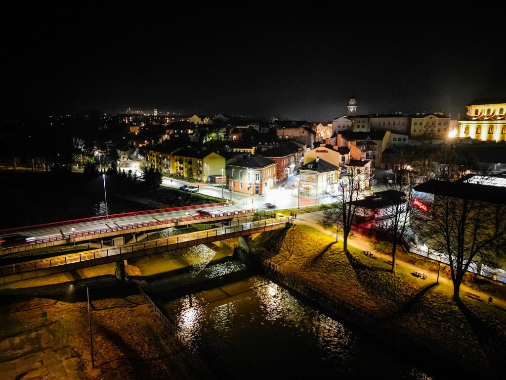 Nowe ledowe oświetlenie w Gorlicach (12.02)