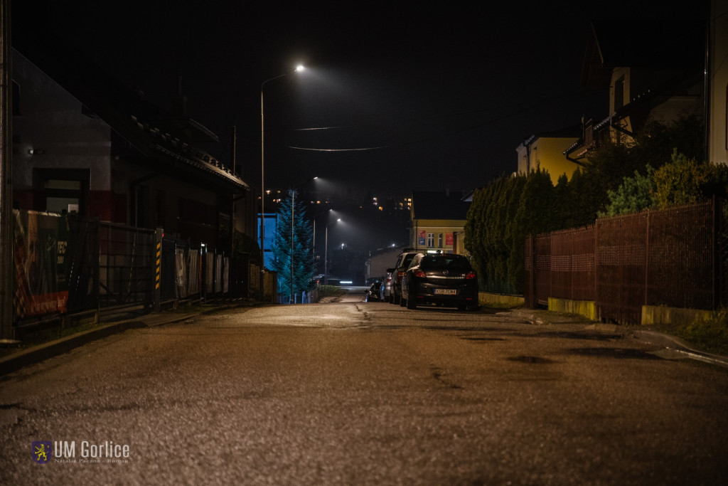 Nowe ledowe oświetlenie w Gorlicach (12.02)