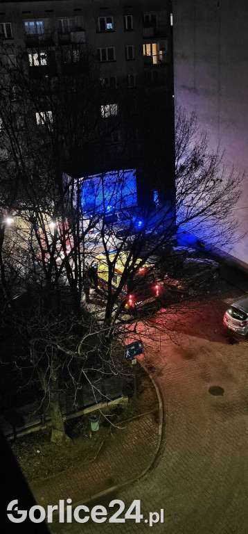Akcja służb w bloku przy ulicy Norwida (17.02.)